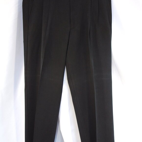 Tommy Bahama NWT “Flying Fishbone” Silk Pants Silk – Black - 33 - Picture 2 of 5